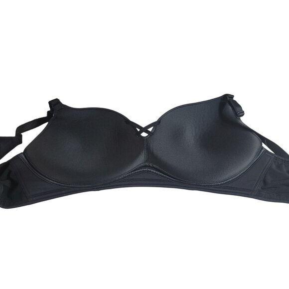 Torrid Curve Dream WireFree Bra Black 42B Full Coverage Adj Seamless Criss Cross - Picture 6 of 10